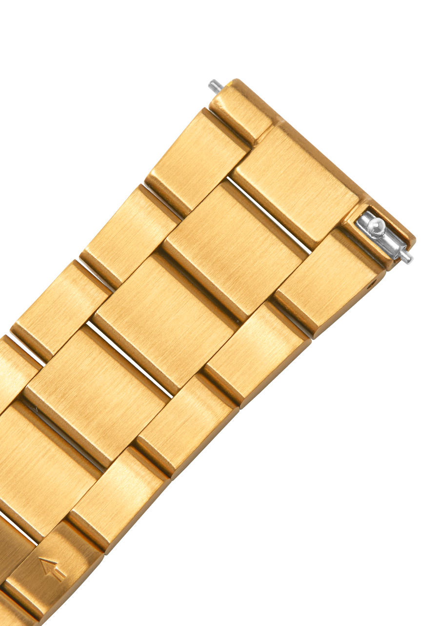 Solid gold watch online band