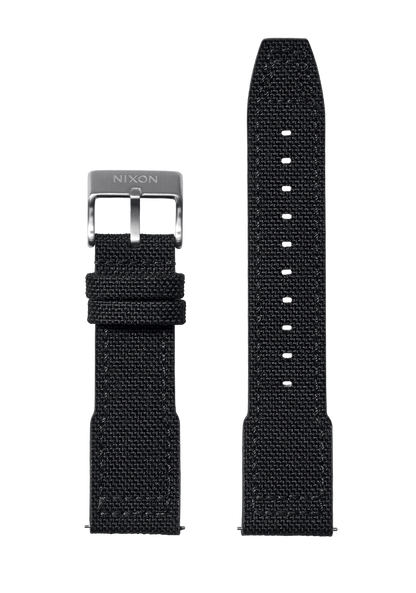 23mm Cordura Canvas Watch Band Black Replacement Watch Straps Nixon US