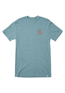 Temple T-Shirt - Heather Pacific